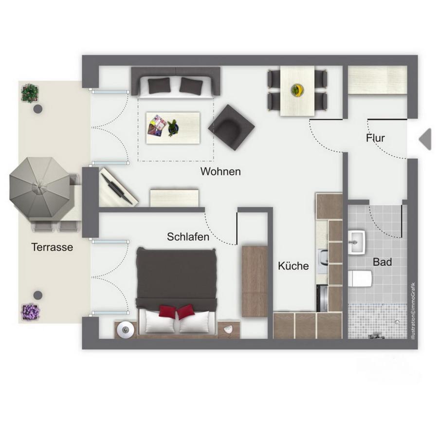 Duenenblick Wohnung 36 Boltenhagen  Luaran gambar